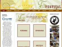 Tablet Screenshot of lifallfestival.com